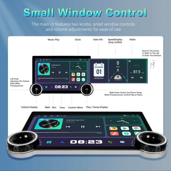 11.5-Inch 2-DIN CarPlay(iOS)/Android Auto Infotainment System with GPS, 4G, WiFi, 2K QLED Touchscreen | Compatible add-ons Reversing & Dash Cameras, OBD2 - Image 32