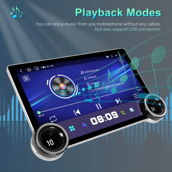 11.5-Inch 2-DIN CarPlay(iOS)/Android Auto Infotainment System with GPS, 4G, WiFi, 2K QLED Touchscreen | Compatible add-ons Reversing & Dash Cameras, OBD2 - Image 34