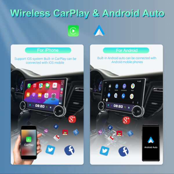 11.5-Inch 2-DIN CarPlay(iOS)/Android Auto Infotainment System with GPS, 4G, WiFi, 2K QLED Touchscreen | Compatible add-ons Reversing & Dash Cameras, OBD2 - Image 27