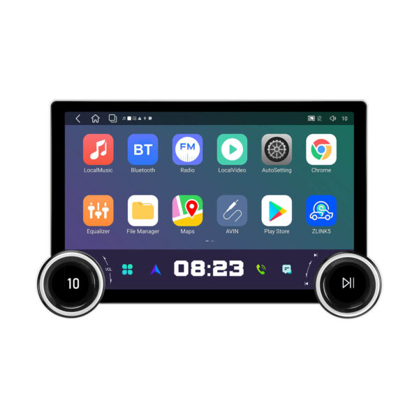11.5-Inch 2-DIN CarPlay(iOS)/Android Auto Infotainment System with GPS, 4G, WiFi, 2K QLED Touchscreen | Compatible add-ons Reversing & Dash Cameras, OBD2