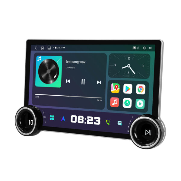 11.5-Inch 2-DIN CarPlay(iOS)/Android Auto Infotainment System with GPS, 4G, WiFi, 2K QLED Touchscreen | Compatible add-ons Reversing & Dash Cameras, OBD2 - Image 3