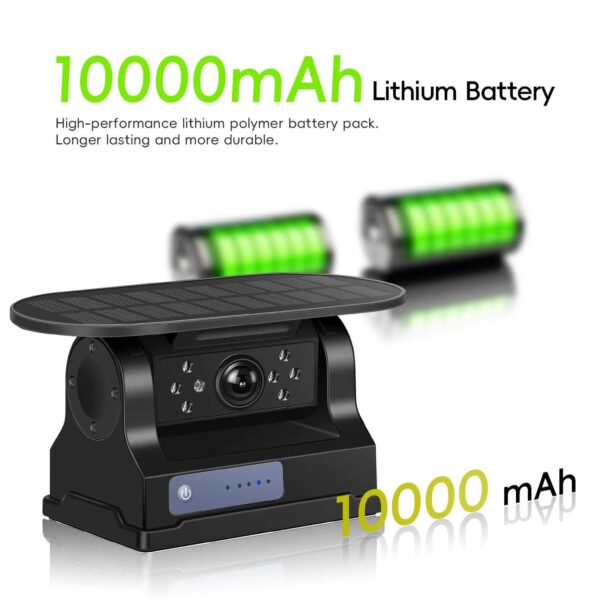 720P Wireless WiFi Reversing Camera with Solar Charging, Magnetic Mount, Night Vision, 10000mAh Battery, IP67 Waterproof for RV Truck Car Backup - Image 13