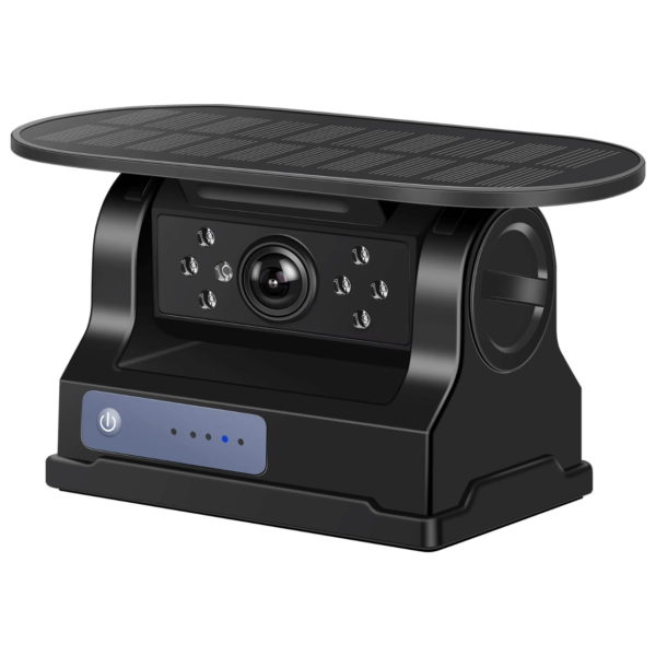 720P Wireless WiFi Reversing Camera with Solar Charging, Magnetic Mount, Night Vision, 10000mAh Battery, IP67 Waterproof for RV Truck Car Backup - Image 2