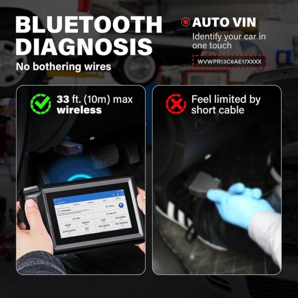 TOPDON ArtiDiag800 BT 2 OBD2 Scanner - 2025 V2.0 Scan Tool, All-System Automotive Diagnostic Scanner, 28+ Reset Services, FCA AutoAuth, CAN-FD, 2-Year Free Upgrade - Image 12