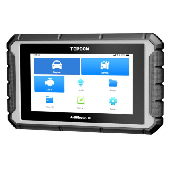 TOPDON ArtiDiag900 BT OBD2 Scanner – Advanced Bidirectional Scan Tool with ECU Coding, 28+ Maintenance Services, Full System Diagnostics for 130+ Car Brands, 2 Years Free Updates - Image 2