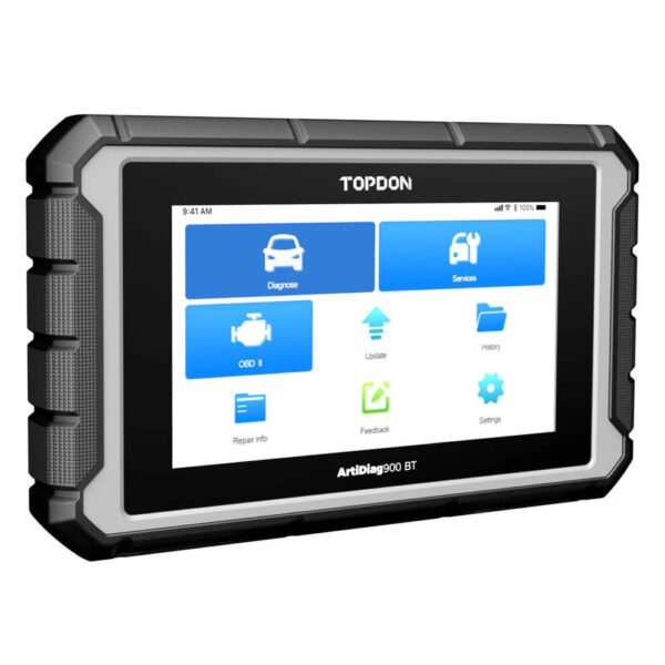 TOPDON ArtiDiag900 BT OBD2 Scanner – Advanced Bidirectional Scan Tool with ECU Coding, 28+ Maintenance Services, Full System Diagnostics for 130+ Car Brands, 2 Years Free Updates - Image 3