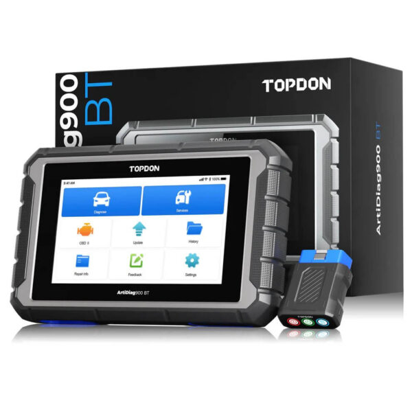 TOPDON ArtiDiag900 BT OBD2 Scanner – Advanced Bidirectional Scan Tool with ECU Coding, 28+ Maintenance Services, Full System Diagnostics for 130+ Car Brands, 2 Years Free Updates - Image 5