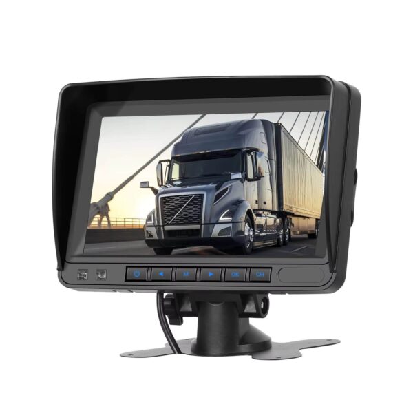 7” IPS Wireless Reverse Camera System with 1080P AHD Monitor | Solar Charging, Night Vision, Loop Recording, IP68 Waterproof, 50m Range | For Cars, Trailers, Vans, RVs (12V–36V) - Image 2