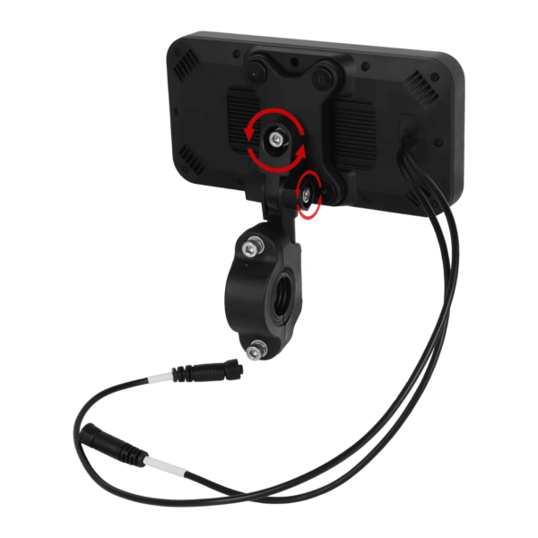 6.25" Portable Wireless Motorcycle DVR | CarPlay & Android Auto, GPS, Steering Wheel Control, IPS LCD Display, Dual Bluetooth Connectivity with Auto Brightness, IP67 - Image 20