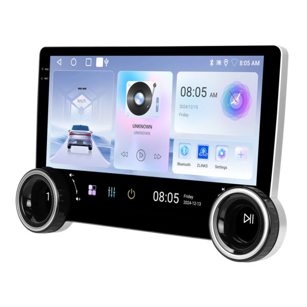 10.1-Inch 2-DIN CarPlay(iOS)/Android Auto Infotainment System with IPS HD Touchscreen with Built-in GPS, WiFi & BT | Compatible add-ons Reversing & Dash Cameras, OBD2 - Image 2