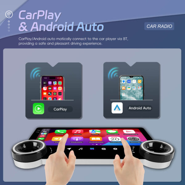 10.1-Inch 2-DIN CarPlay(iOS)/Android Auto Infotainment System with IPS HD Touchscreen with Built-in GPS, WiFi & BT | Compatible add-ons Reversing & Dash Cameras, OBD2 - Image 15