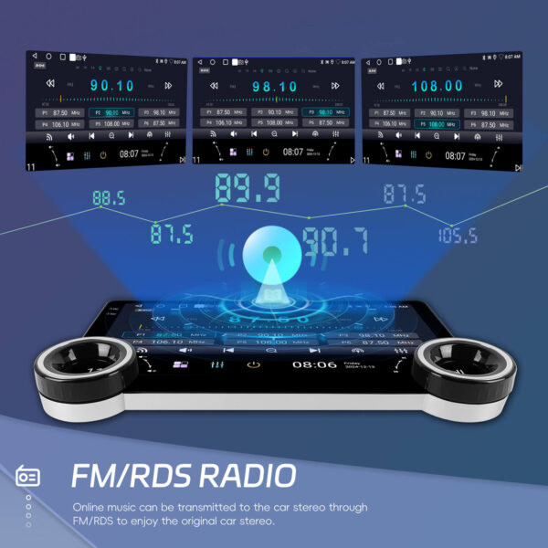 10.1-Inch 2-DIN CarPlay(iOS)/Android Auto Infotainment System with IPS HD Touchscreen with Built-in GPS, WiFi & BT | Compatible add-ons Reversing & Dash Cameras, OBD2 - Image 17