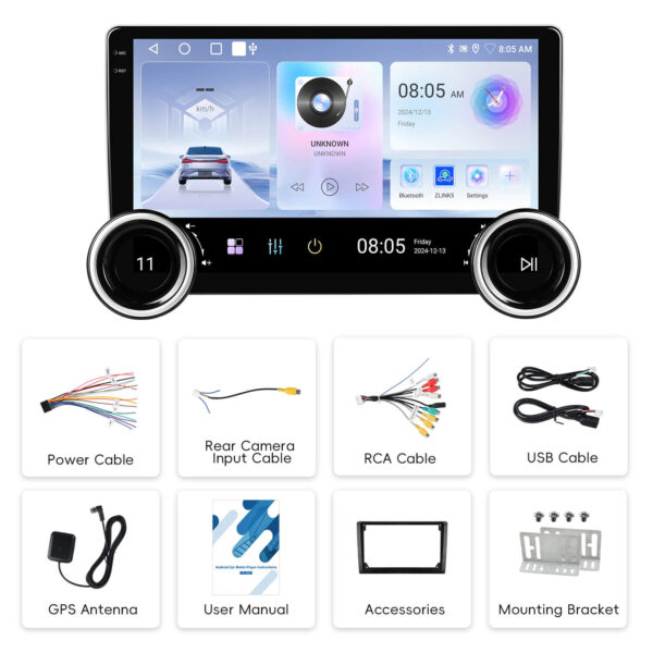 10.1-Inch 2-DIN CarPlay(iOS)/Android Auto Infotainment System with IPS HD Touchscreen with Built-in GPS, WiFi & BT | Compatible add-ons Reversing & Dash Cameras, OBD2 - Image 37