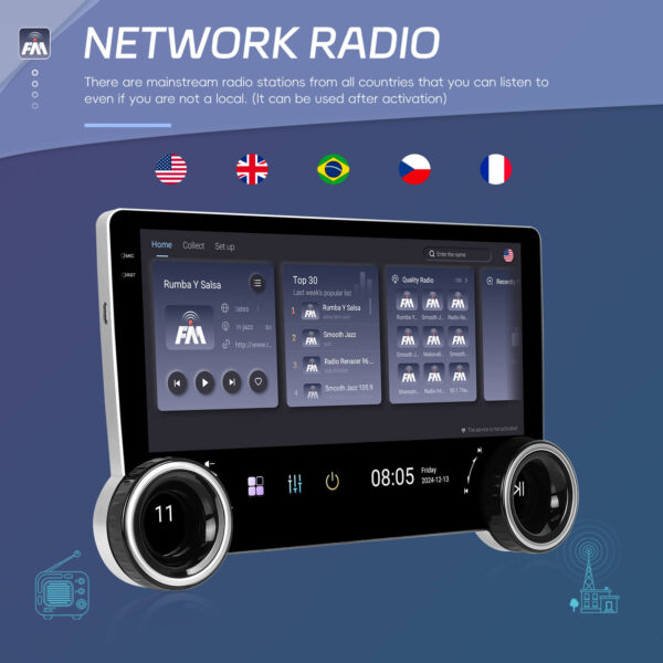 10.1-Inch 2-DIN CarPlay(iOS)/Android Auto Infotainment System with IPS HD Touchscreen with Built-in GPS, WiFi & BT | Compatible add-ons Reversing & Dash Cameras, OBD2 - Image 24