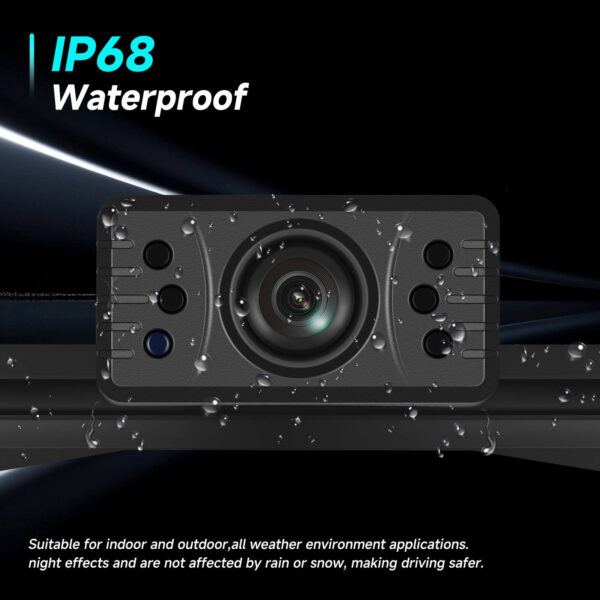 4.3'' Wireless Backup Camera System with Digital Monitor and IP68 Waterproof Rear View Camera for Trucks, Buses, RVs, Cars, Vans, and Trailers - Image 12