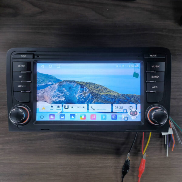 7-Inch 2-Din CarPlay(iOS)/Android Auto Infotainment System for Audi A3/S3/RS3 (2003–2012) with GPS, WiFi, Touchscreen, and Reversing Camera Support - Image 31