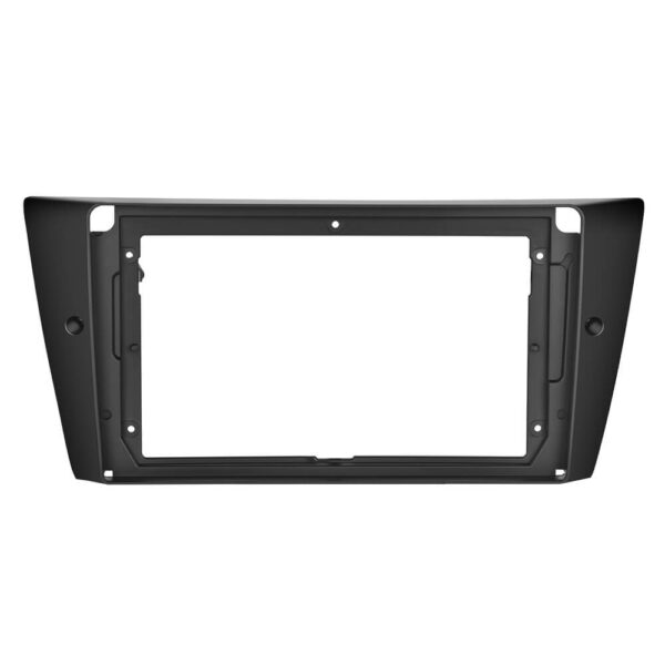 9'' Dedicated Car Radio Frame ABS Plastic Bracket Panel Cover Trim for BMW E90/E92/E93 2005-2012 | Compatible with 2-DIN Head Units | Frame Only