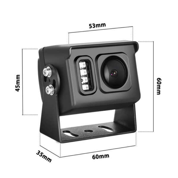 1080P AHD Rear View Camera with Infrared Night Vision and IP69 Waterproof Housing – CVBS Backup Camera for Truck RV Bus Lorry - Image 15