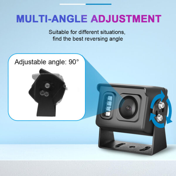 1080P AHD Rear View Camera with Infrared Night Vision and IP69 Waterproof Housing – CVBS Backup Camera for Truck RV Bus Lorry - Image 10