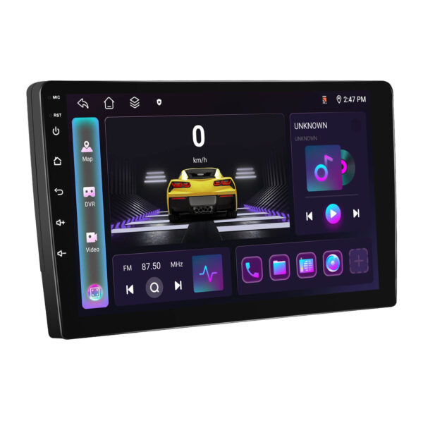 9" 2-DIN CarPlay(iOS)/Android Auto Infotainment System with GPS, 4G WiFi, HD Touchscreen, DSP & 360° Camera Support - Image 2