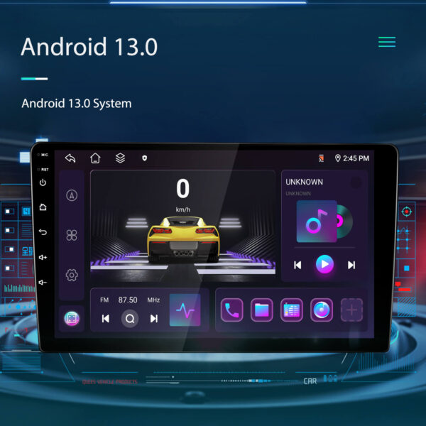 9" 2-DIN CarPlay(iOS)/Android Auto Infotainment System with GPS, 4G WiFi, HD Touchscreen, DSP & 360° Camera Support - Image 25